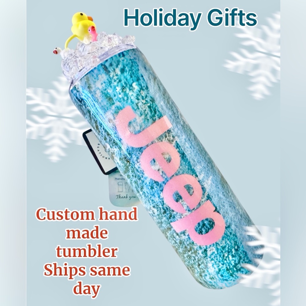 New in Box 20 ounce hot/cold insulated tumbler Custom made and ready to ship